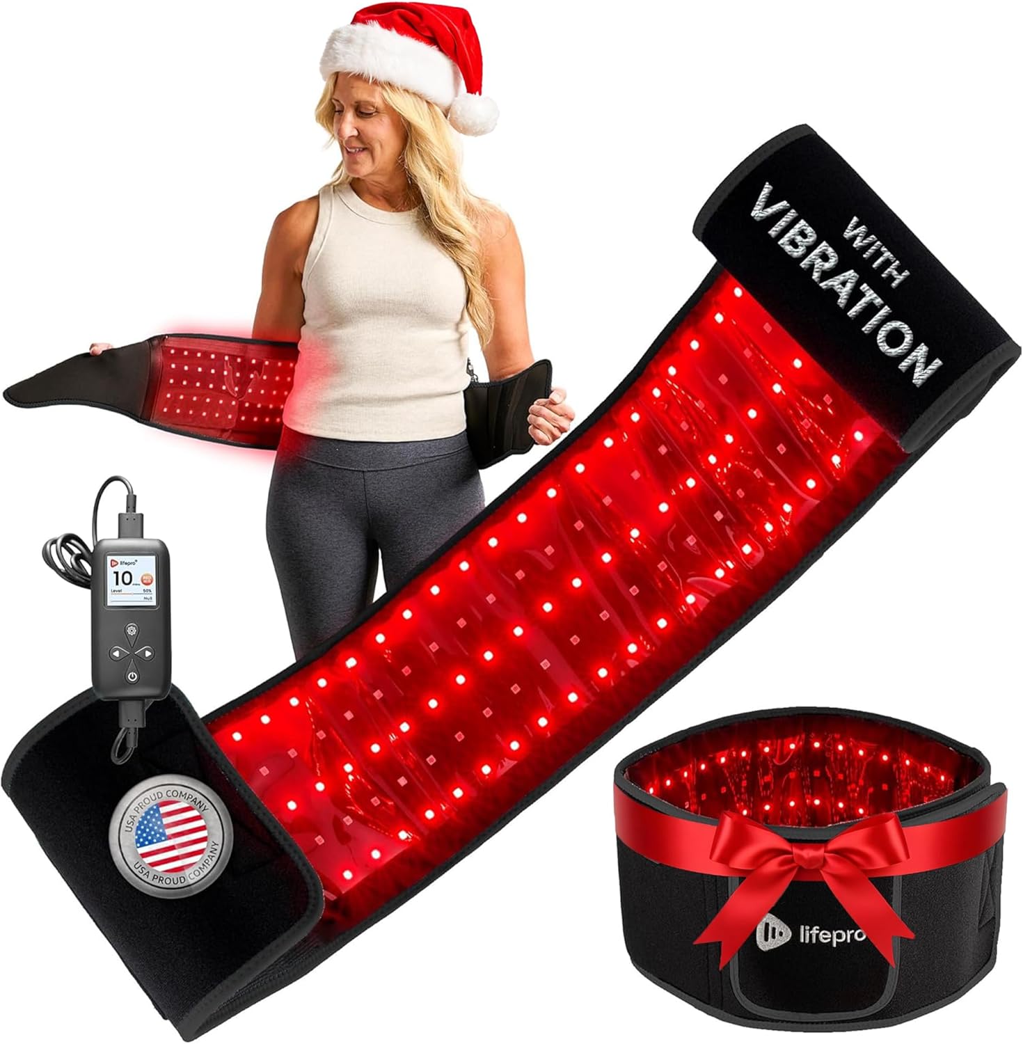 Lifepro Red Light Therapy Belt for Body Wellness & Relaxation
