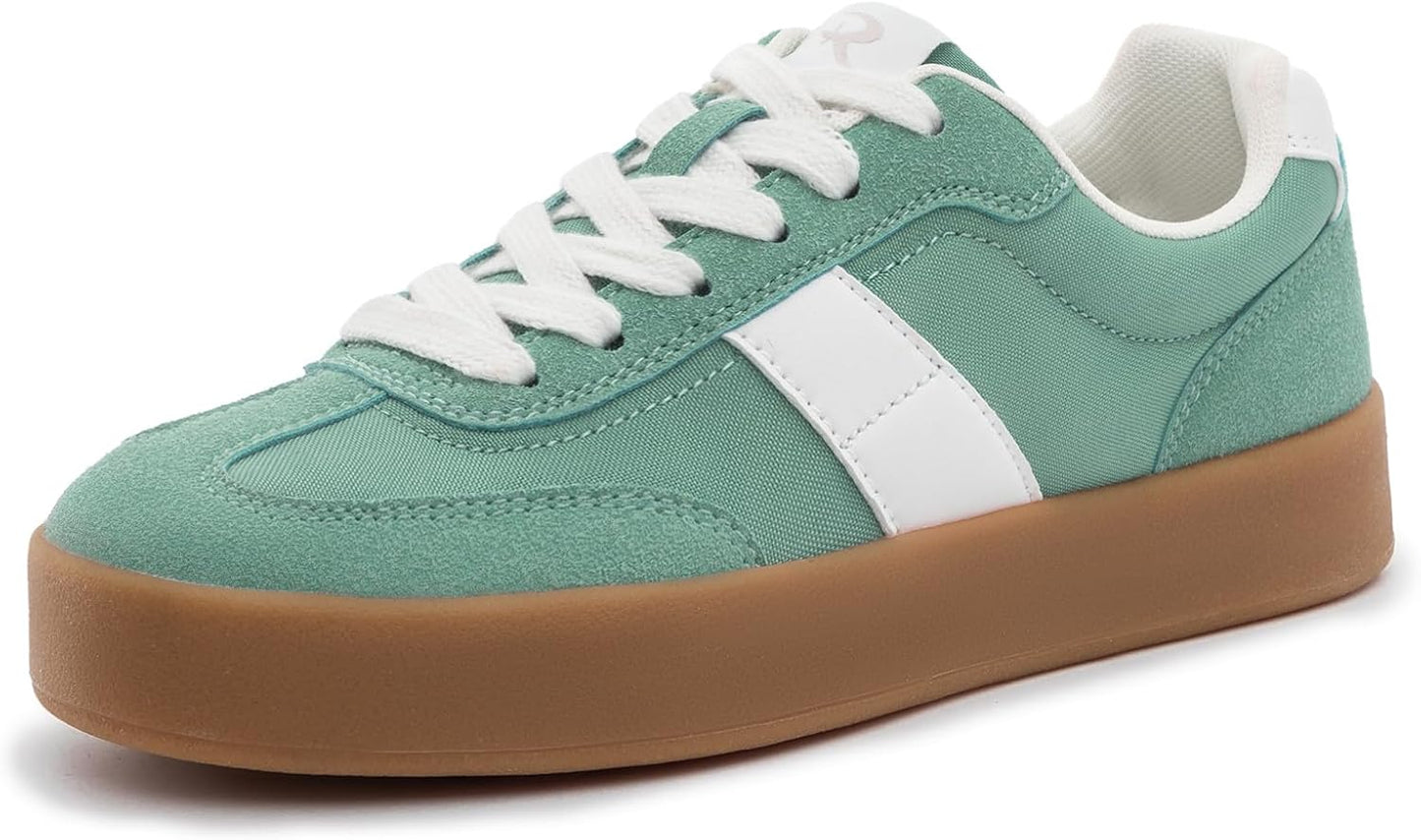 Rihero Platform Sneakers for Women: Comfortable Retro Style