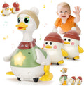 Hestiasko Dancing Duck Toy for Babies 6-36 Months - Light-Up Crawling