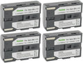 Kastar SB-L110 Battery 4-Pack for Samsung Cameras - High Capacity