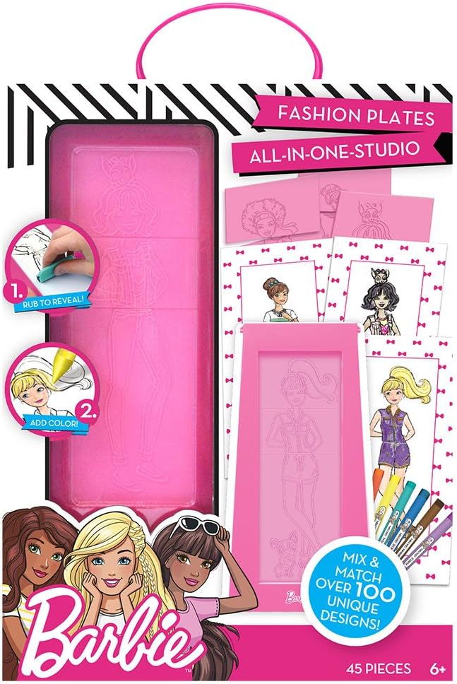Barbie Fashion Plates Studio: Design Kit for Kids