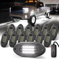 Pure White Rock Lights for Trucks 12 Pods - Bright 6000K LED