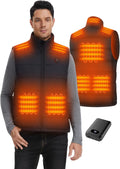 Men's Heated Vest with 20000mAh Battery Pack - Lightweight Warmth