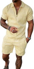 Comfortable Men's 2 Piece Summer Outfit for Leisure and Play