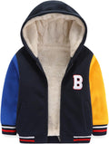Bumeex Kids Sherpa Fleece Lined Jacket for Boys & Girls - Warm Layer