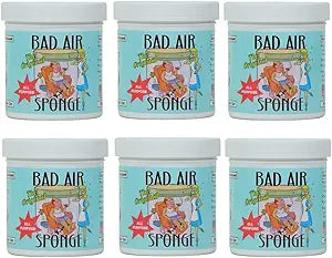 Bad Air Sponge Odor Absorbent Pack of 6 for Home and Pets