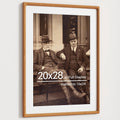 Heimlove 20x28 Picture Frame Natural Teak - Handcrafted Poster Frame