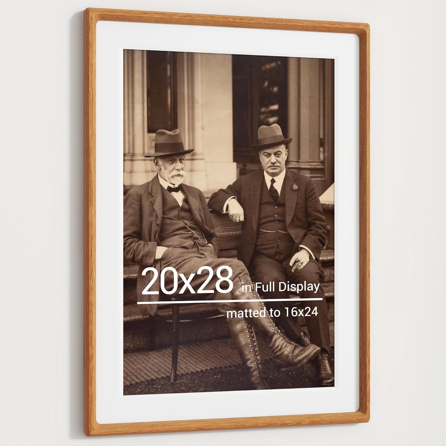 Heimlove 20x28 Picture Frames Natural Teak for Graduation Display