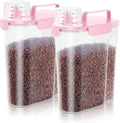 5L Pet Food Storage Container with Large Nozzle - Airtight 4-Snap Seal