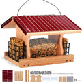 XL Large Hopper Bird Feeders for Outside - DIY Kits for Adults
