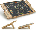 1500 Pieces Felt Puzzle Board with 4 Drawers and Tilting Stand