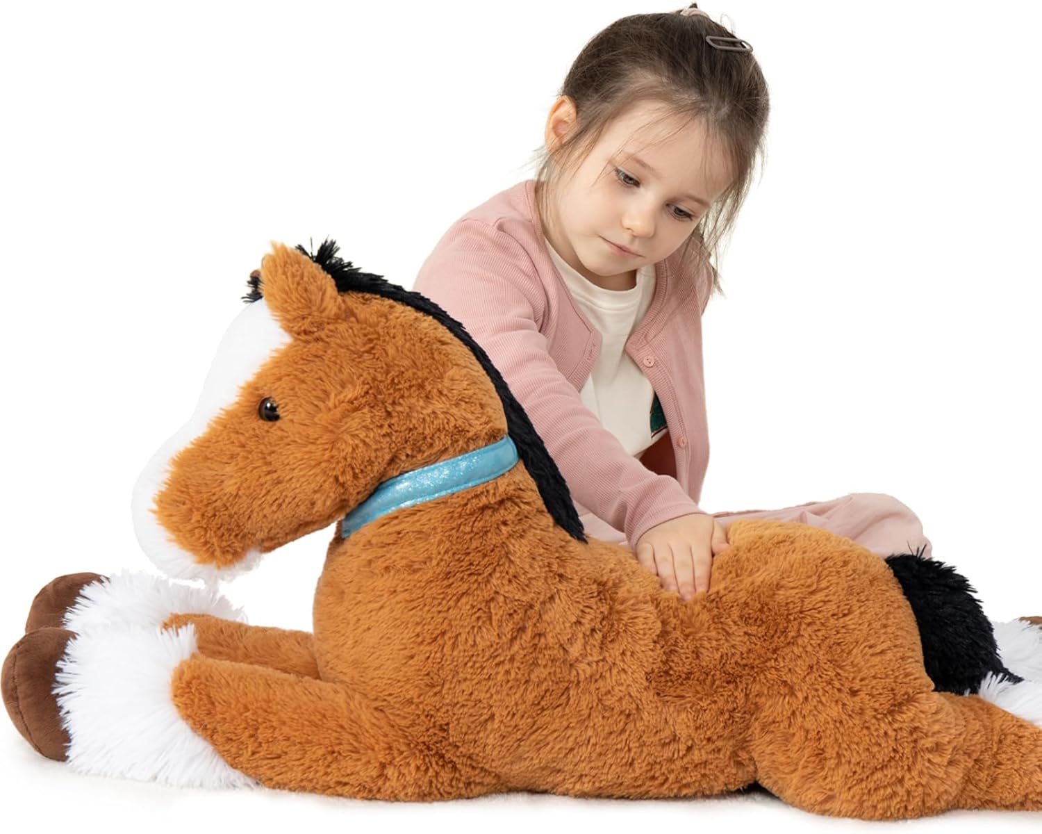 MaoGoLan Large Horse Stuffed Animal for Kids, 33 inches Plush