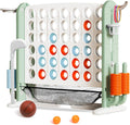 Giant 4 in a Row Connect Game with Mesh Fabric - Height Adjustable