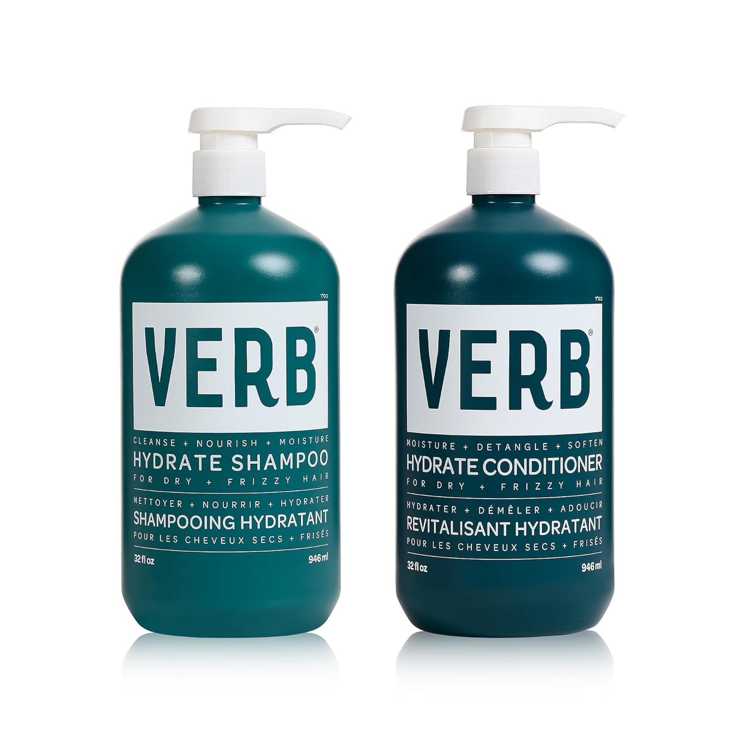 VERB Hydrate Shampoo and Conditioner Duo for Frizzy Hair Care