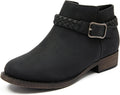 Veittes Women's Ankle Boots - Classic Side Zip Comfort and Style