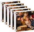 Acrylic Picture Frame 8x8 - Clear Double-Sided Magnetic 5-Pack