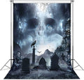 8x10ft Polyester Fabric Halloween Backdrop for Photography - Bright