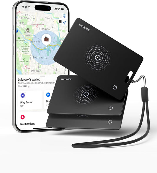 Ultra Slim Wallet Tracker Card for Apple Find My - 3 Pack