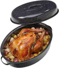 Turkey Roaster Pan 18in Roasting Pan With Lid - Large Capacity