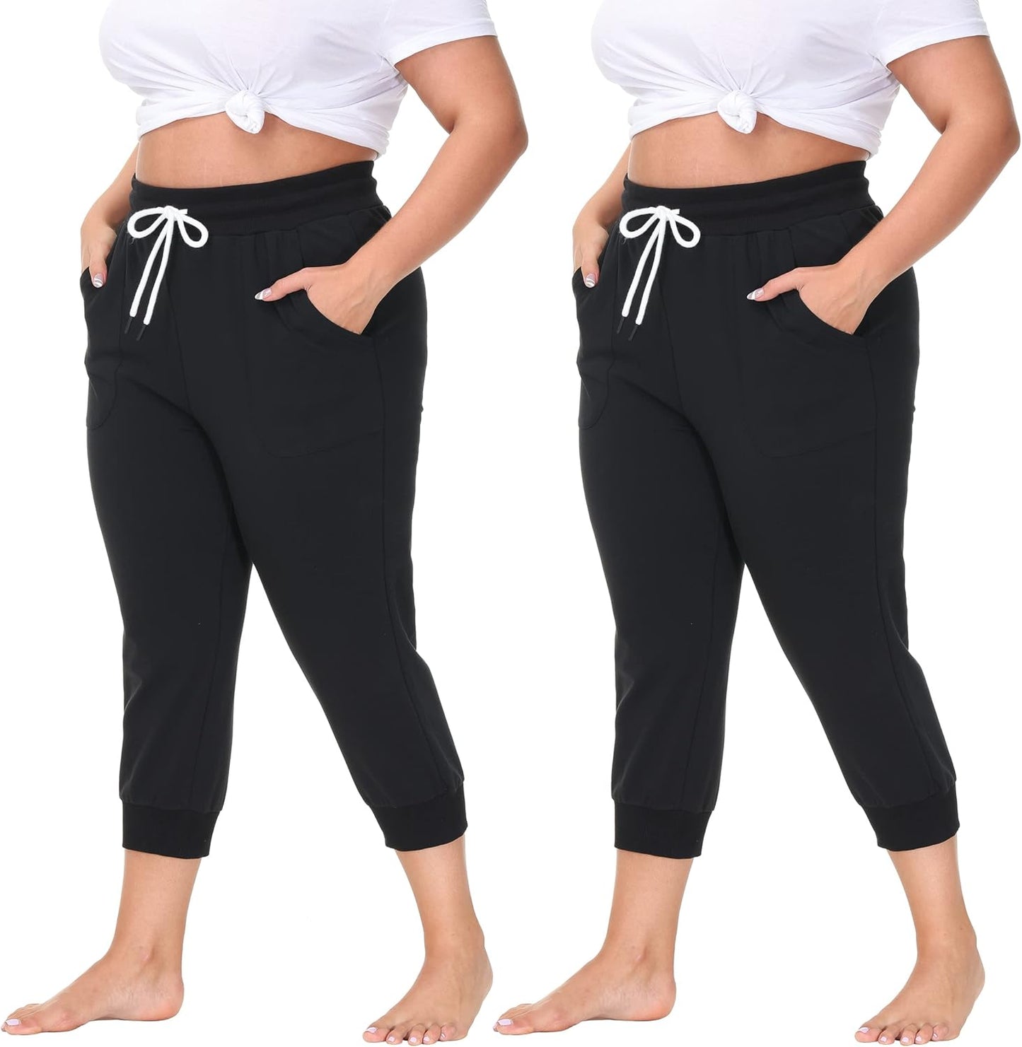 SPECIALMAGIC Women's Cropped Jogger Pants for Comfort and Style