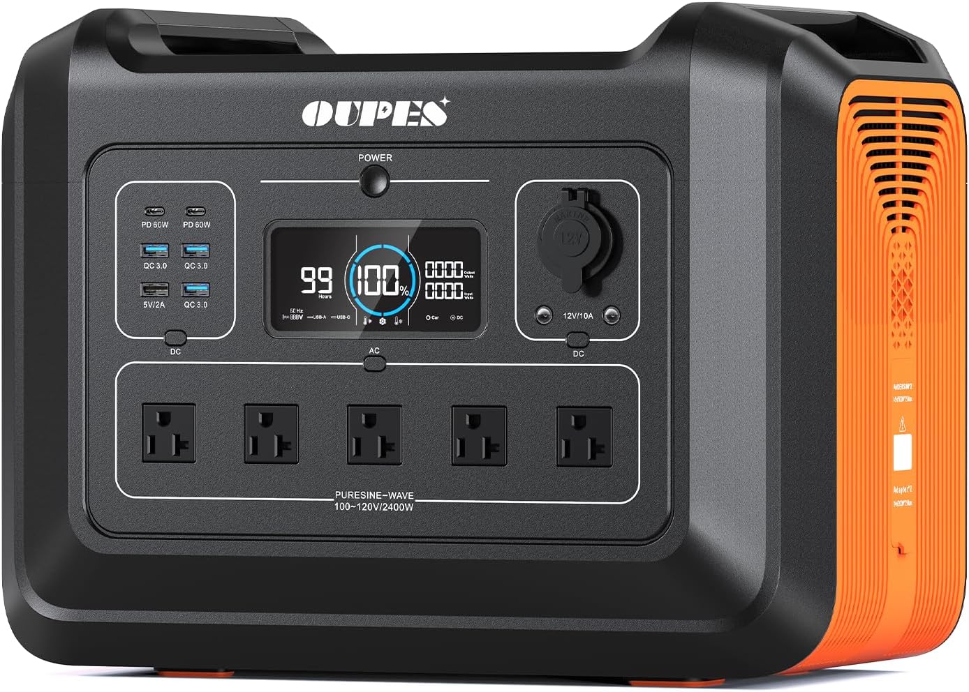 OUPES 2400W Portable Power Station: Reliable Backup Power!