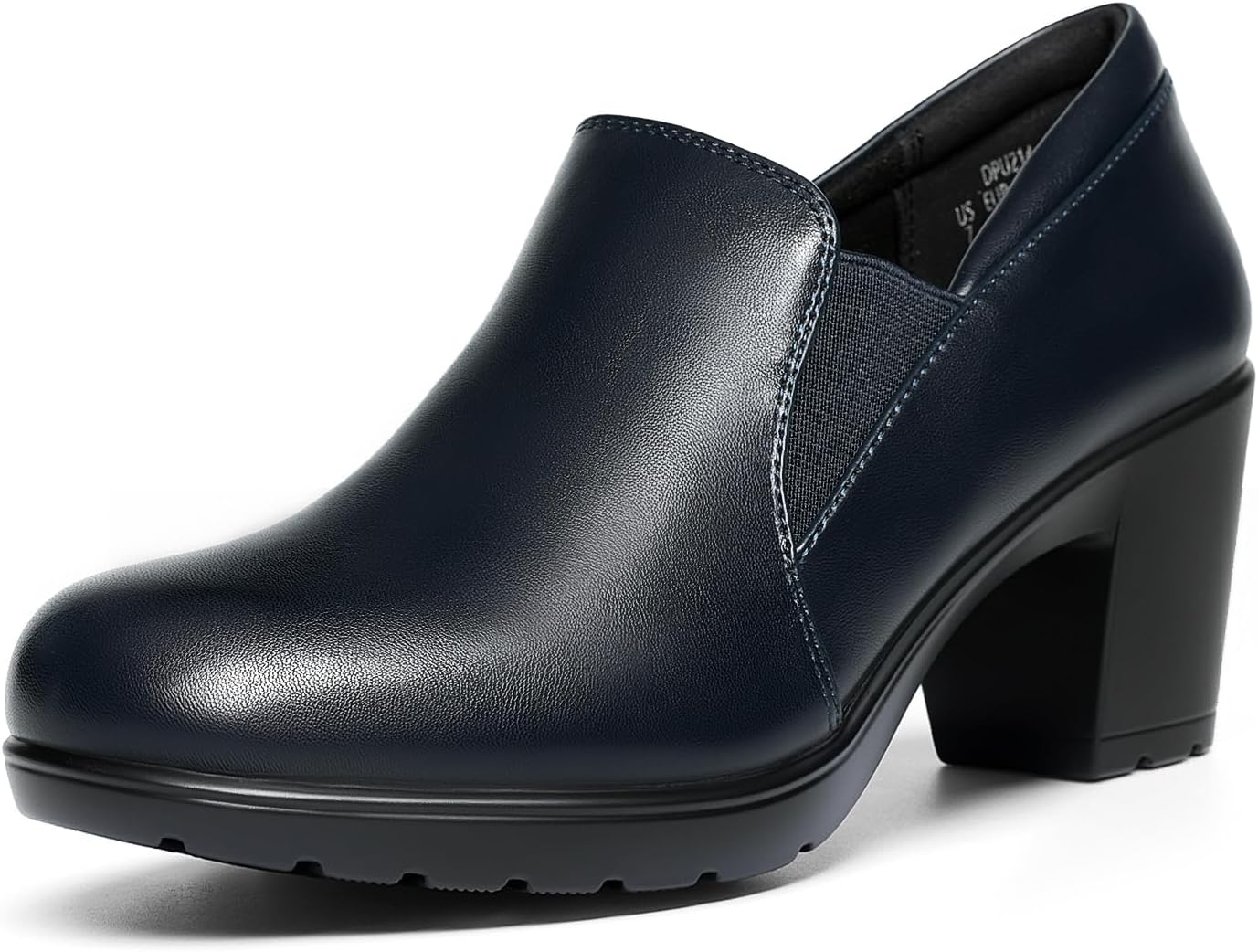 DREAM PAIRS Low Chunky Block Heels for Comfortable All-Day Wear