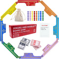 Jokers and Marbles Board Game Pegs and Jokers Card Game - Family