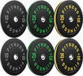 Bumper Plates 2-Inch Olympic Weight Plate Set - Durable Rubber Weights