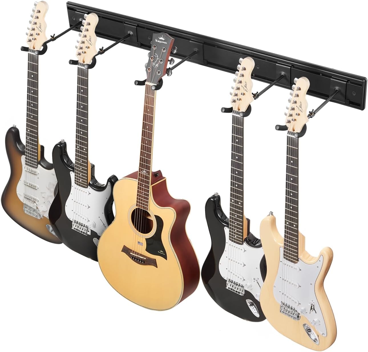 VEVOR 5 Guitar Wall Mount: Organize in Style!