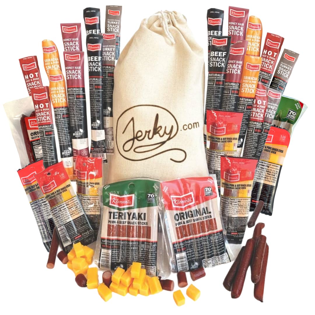 XXL Meat Sticks Gift Bag - 52 Piece High Protein Snack Pack