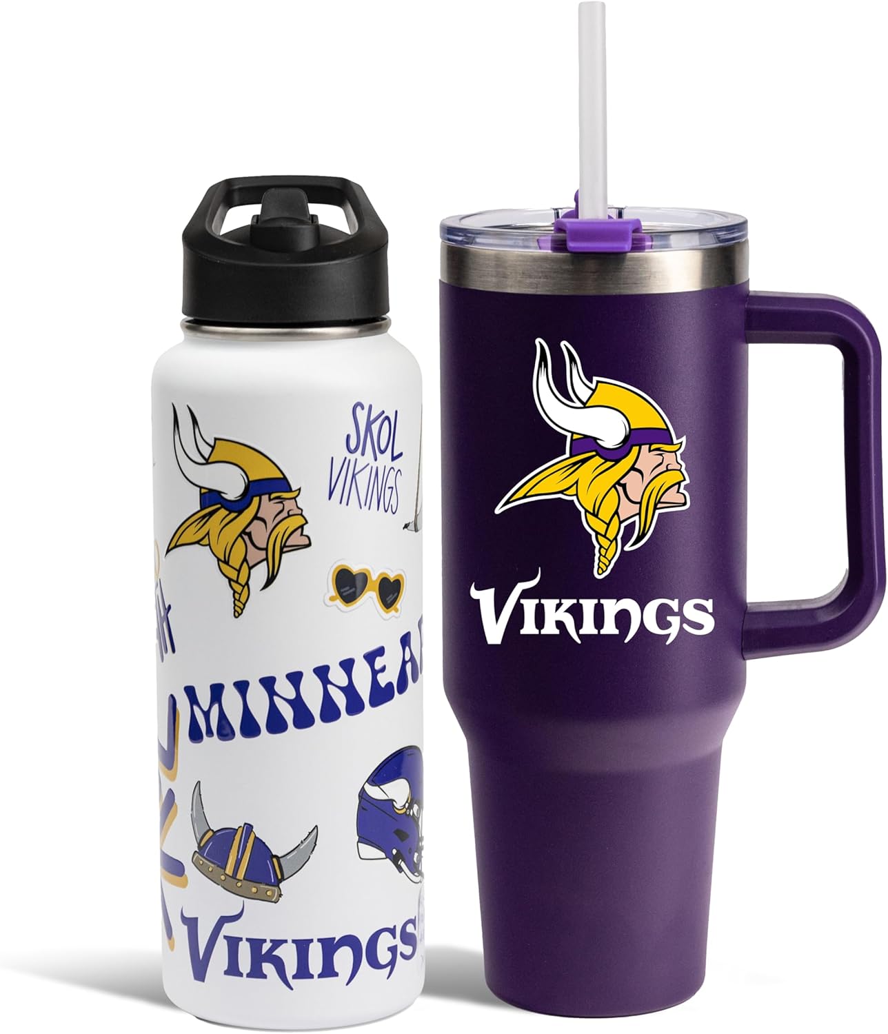 Officially Licensed NFL Tumbler Set for Game Day Hydration