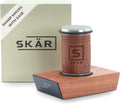 Rolling Knife Sharpener Kit - Solid Wood Magnetic Base - Precise Edge