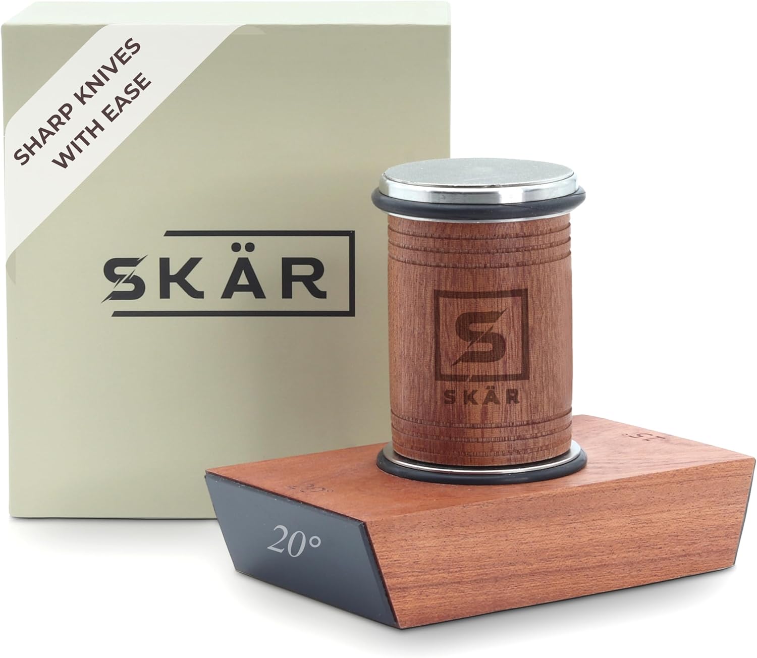 Premium Solid Wood Rolling Knife Sharpener Kit for Precision