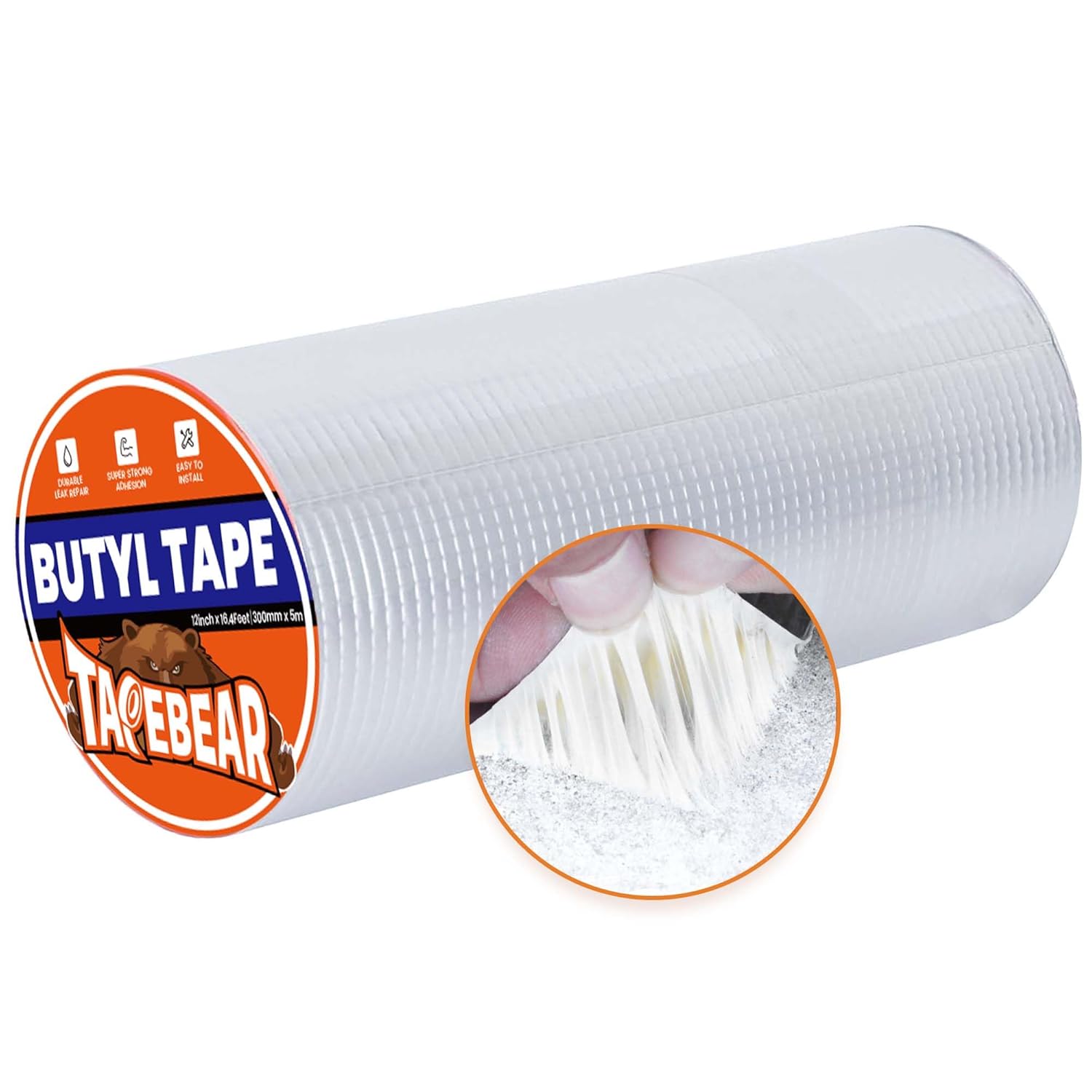 Butyl Tape 12in x 16ft for RV Roof and Boat Sealing Repairs