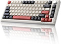 Y75 Wireless Mechanical Keyboard White & Red - 75% Hot-Swappable RGB