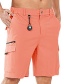 NORTHYARD Men's Lightweight Tactical Cargo Hiking Shorts 9-inch