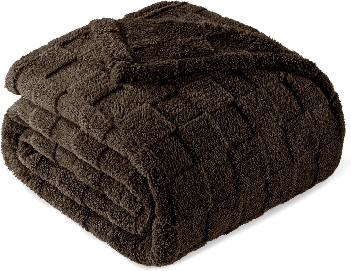 Queen Size Flannel Fleece Blanket for All Seasons, 90x90 in