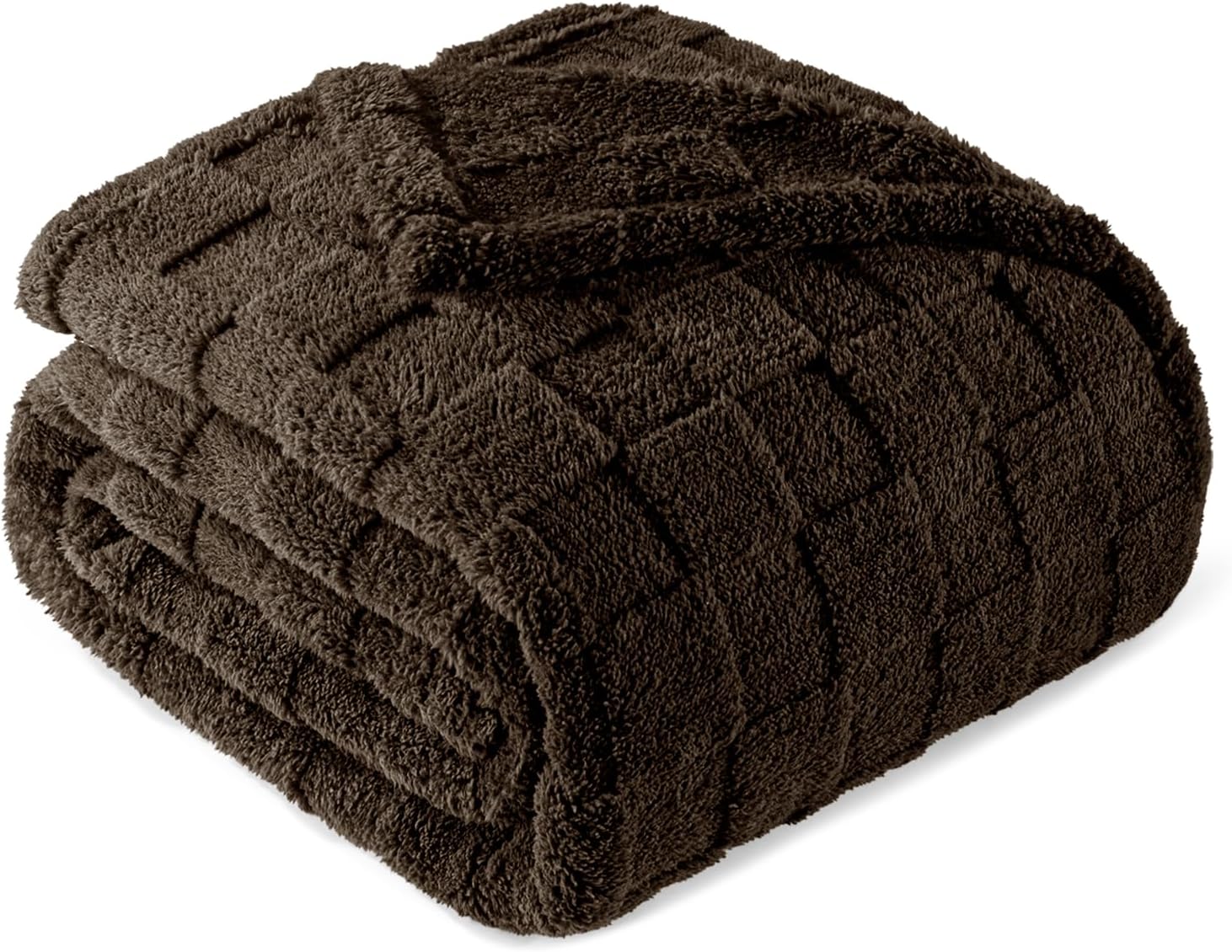 Queen Size Flannel Fleece Blanket for All Seasons, 90x90 in