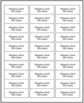 Address Labels for Inkjet Printers 1 in x 2-5/8 in, Pack of 3000