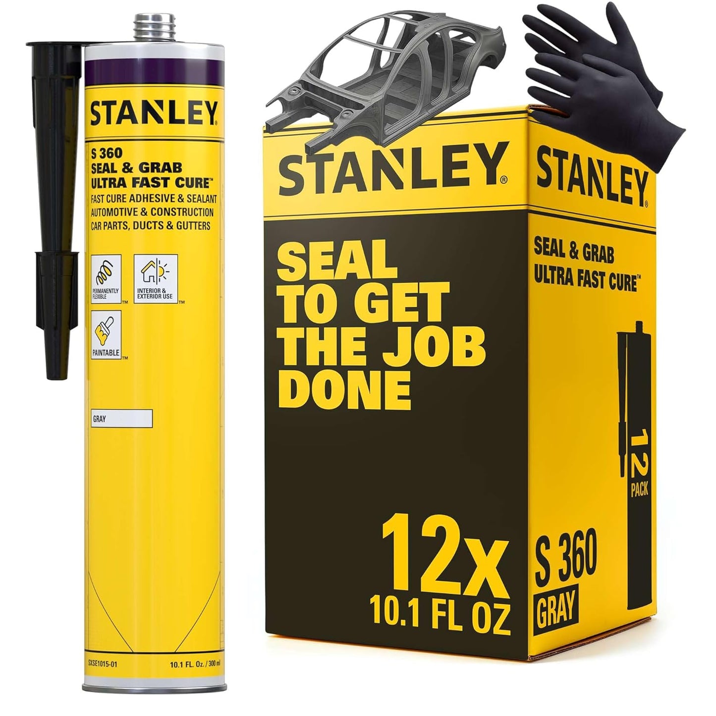 STANLEY S360 Seam Sealer for Cars, Trucks, RVs & More