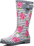 landchief Rain Boots for Women - Waterproof Knee High Garden Boots
