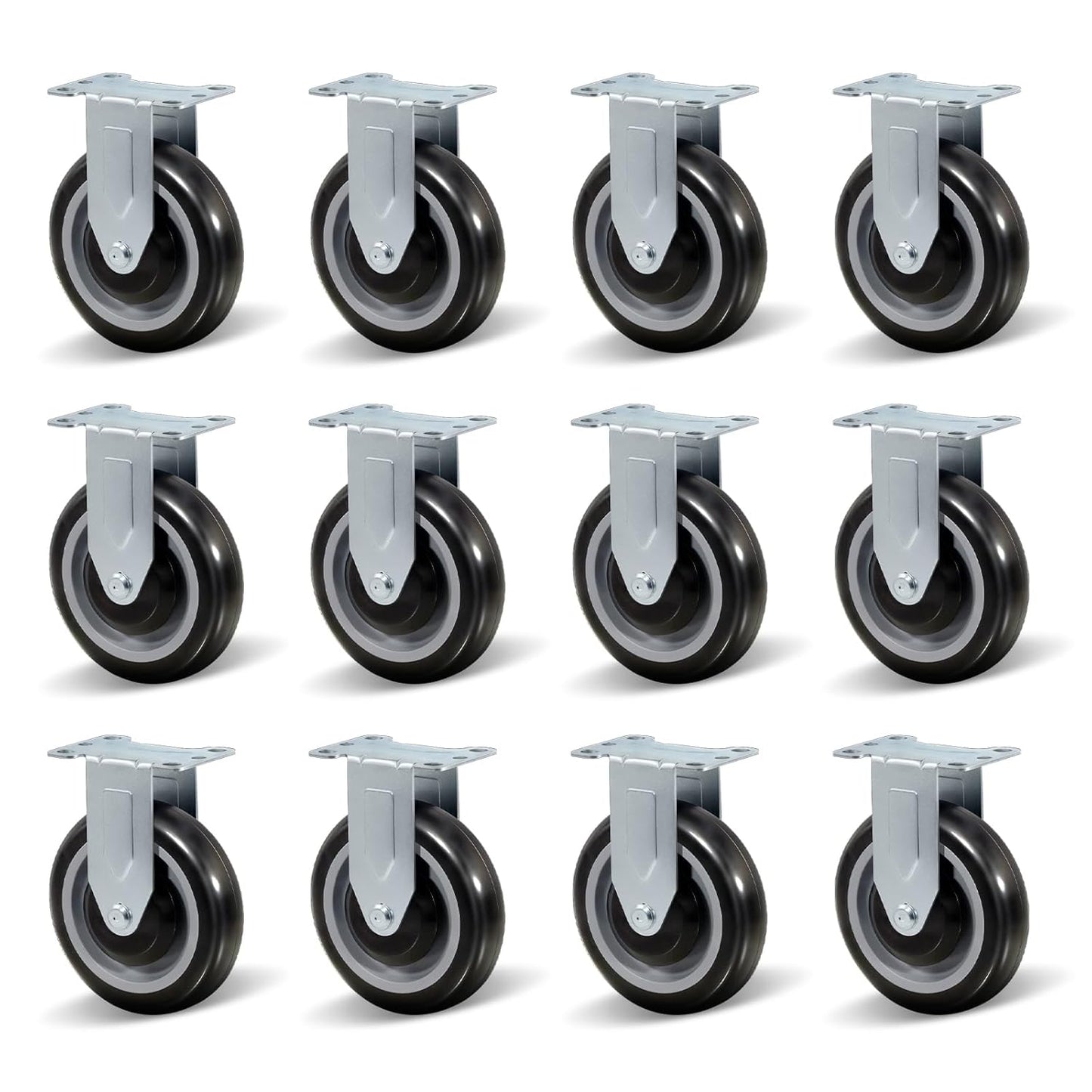 5 Inch Heavy Duty Industrial Caster Wheels for Smooth Mobility