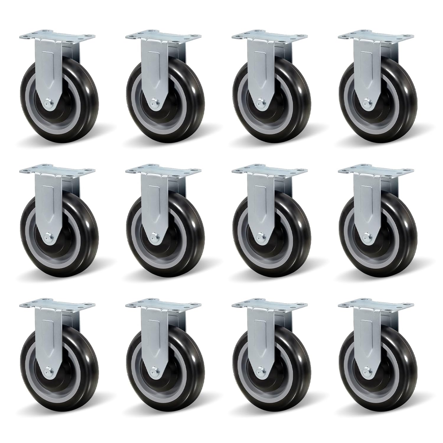 5 Inch Heavy Duty Industrial Caster Wheels for Smooth Mobility