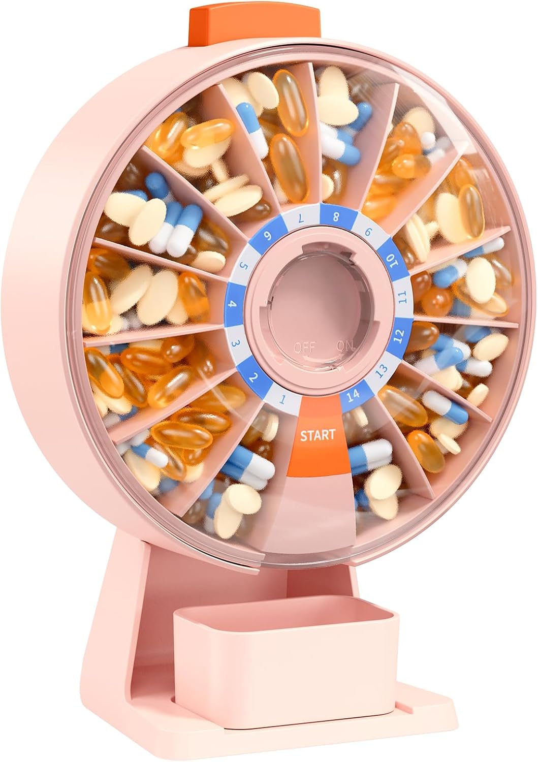 Daviky Pill Dispenser Daily for Easy Medication Management
