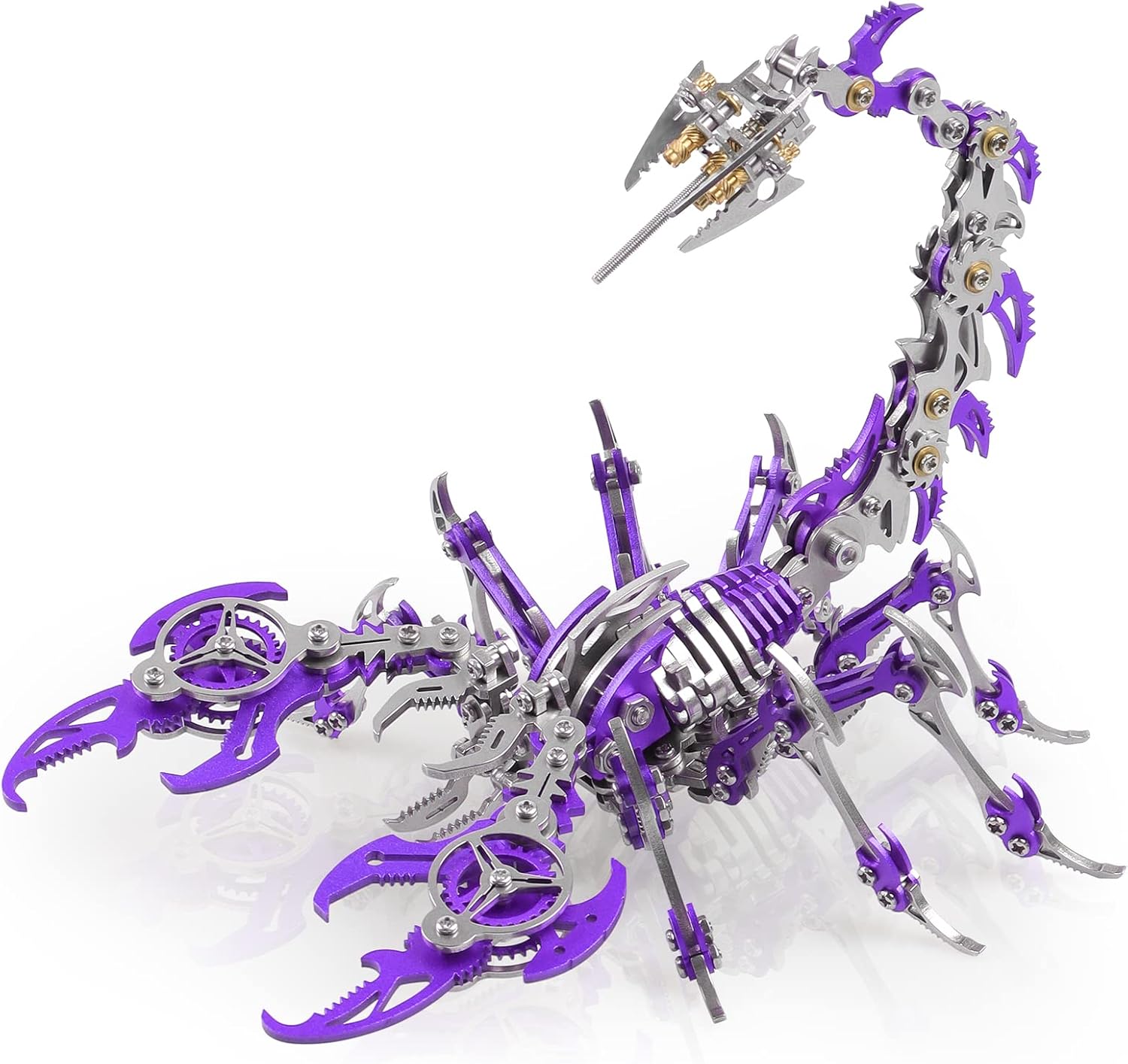 3D Metal Puzzle Scorpion Kit for Adults and Teens - 454 Pcs