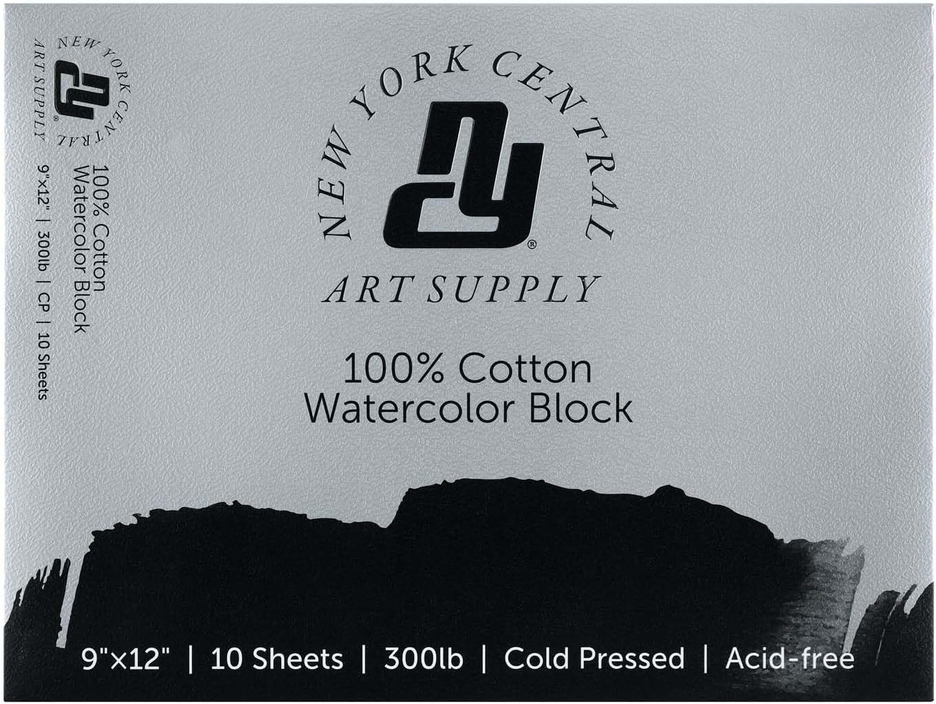 New York Central Watercolor Block 300 lb Cold Press Paper 9x12