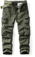 Men's Camo BDU Cargo Tactical Ripstop Cotton Pants (Style MMG6)