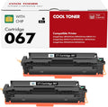 067 Black Toner Cartridge 067H Compatible 2 Pack - High Yield