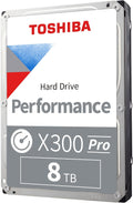 Toshiba X300 PRO 8TB Internal Hard Drive - High Workload Performance