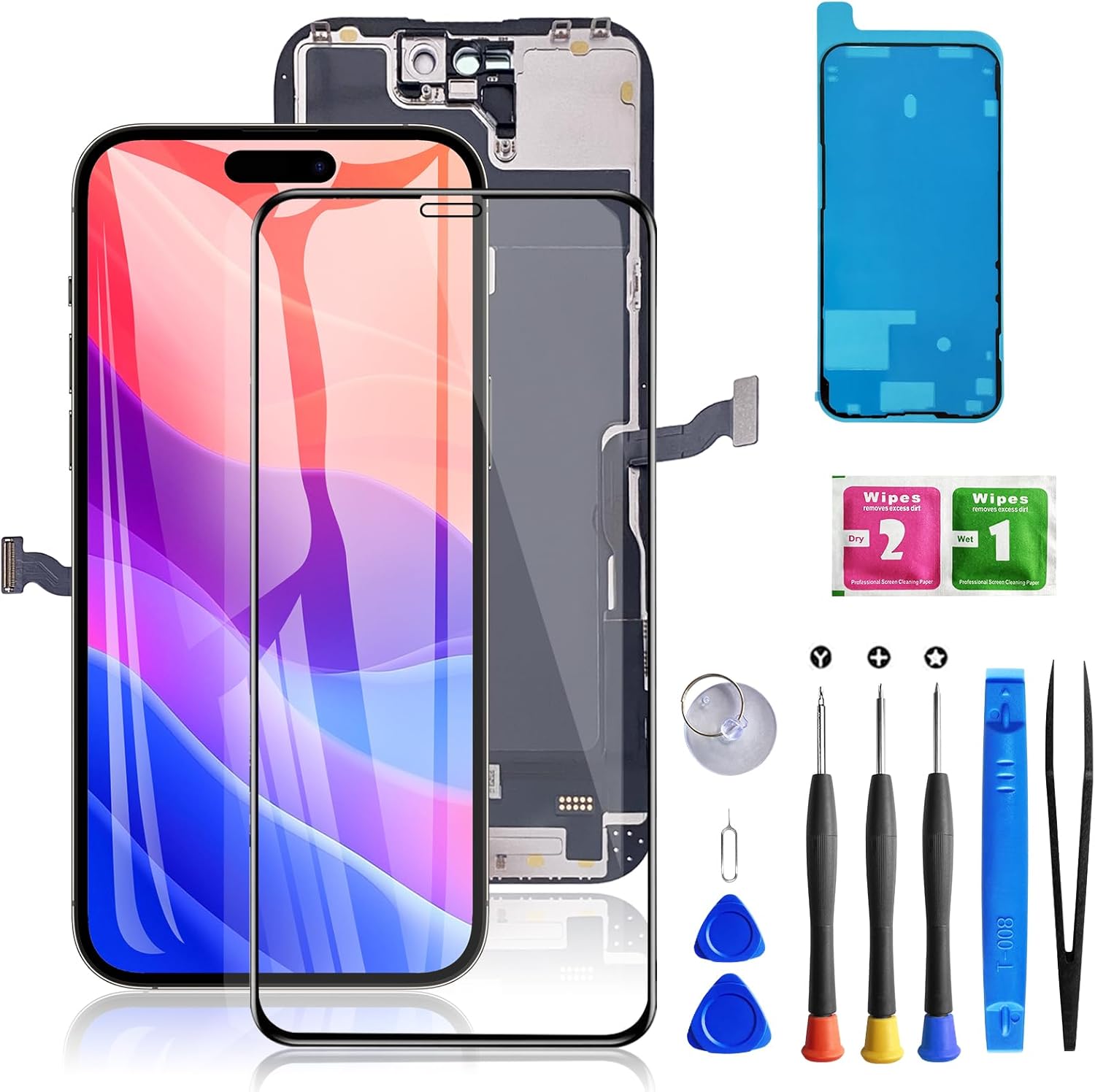 iPhone 14 Pro Screen Replacement LCD Touch Digitizer 6.1 Inch